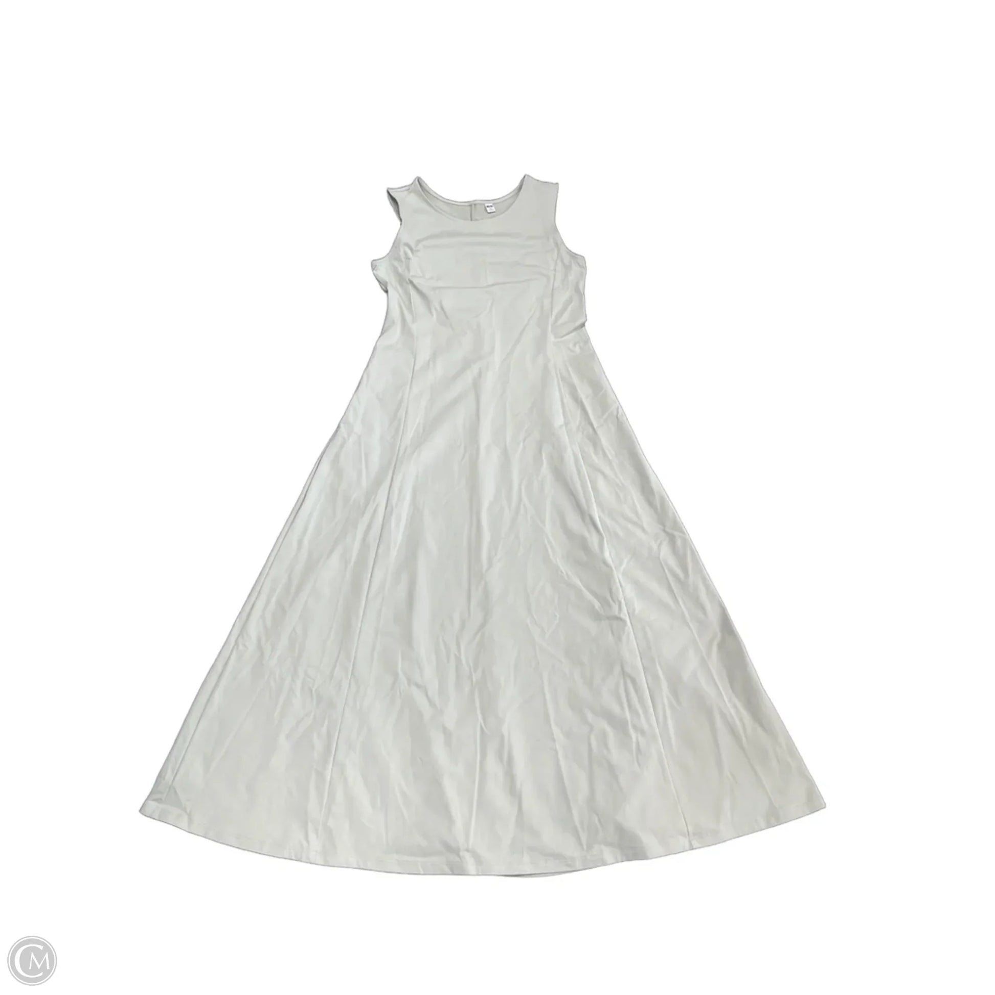 Dress Casual Midi By Uniqlo In Green, Size: Xs