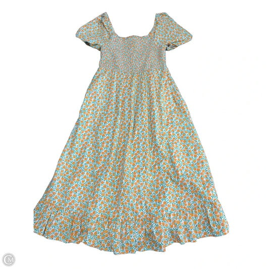 Dress Casual Short By J. Crew In Green & Orange, Size: S