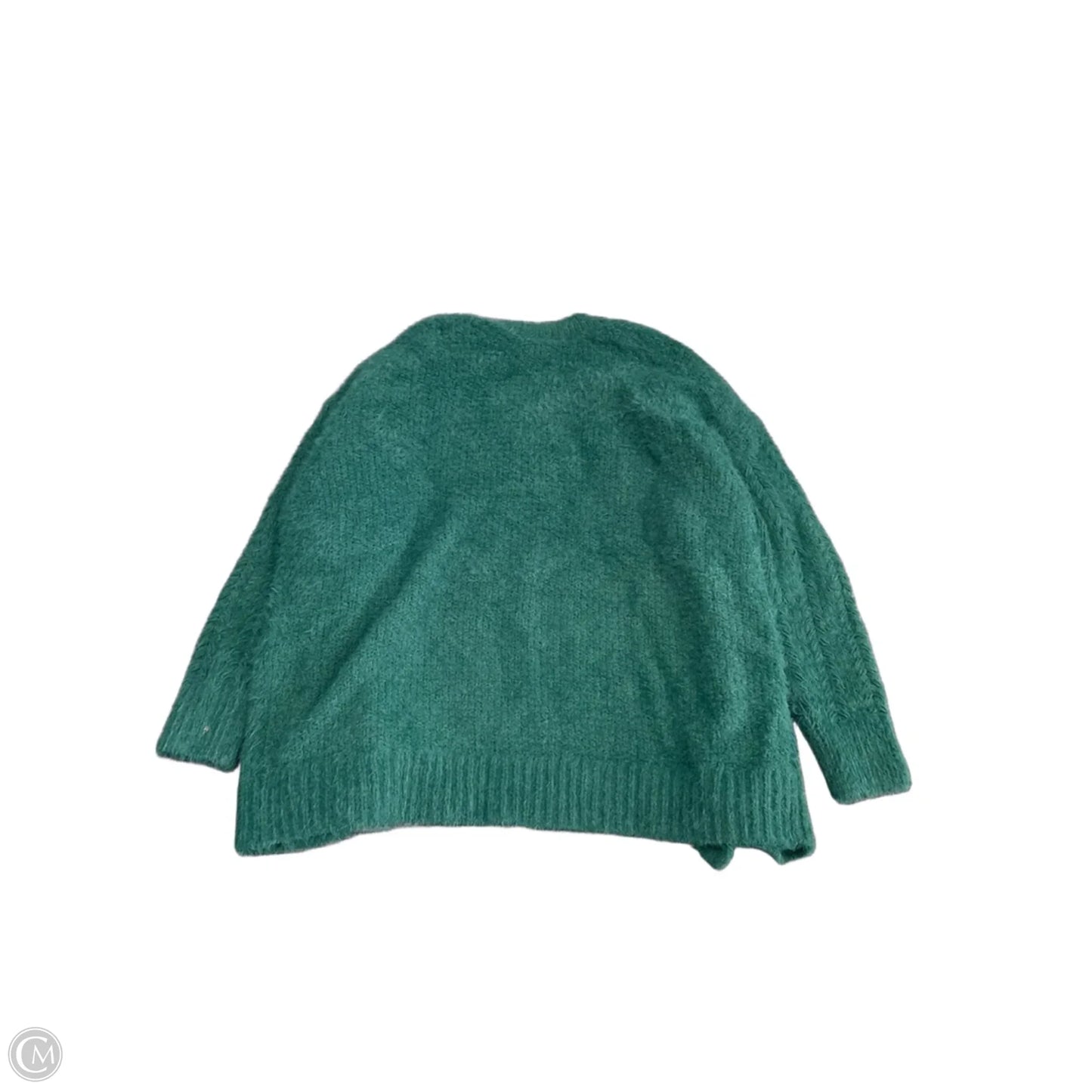 Sweater Cardigan By Lane Bryant In Green, Size: 1x
