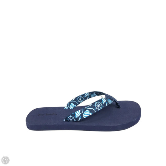 Sandals Flip Flops By Vera Bradley In Blue, Size: 7