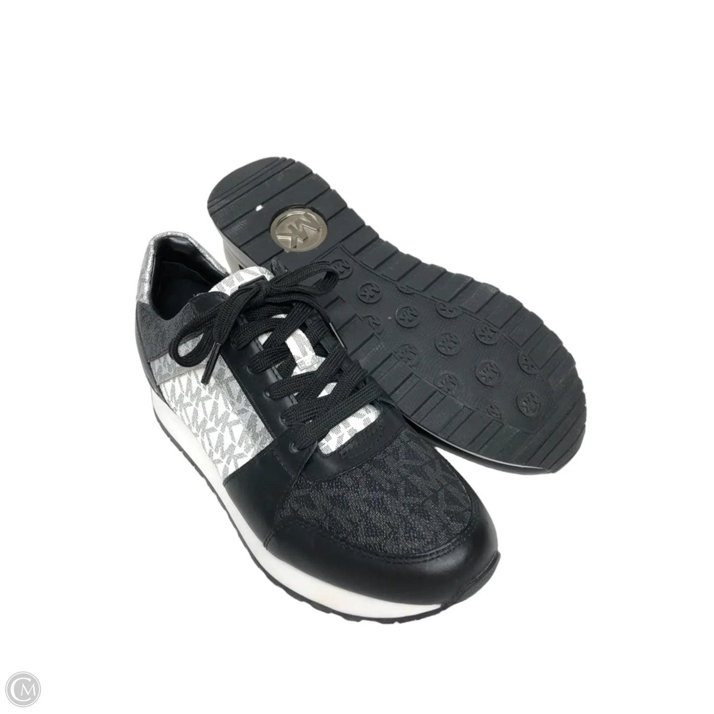 Shoes Sneakers By Michael By Michael Kors In Black & White, Size: 7.5