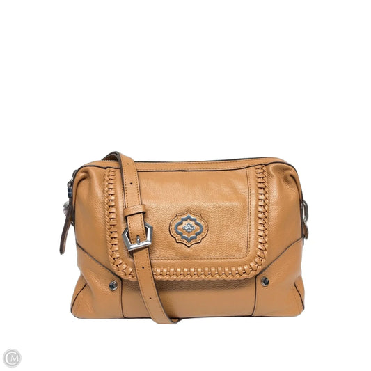 Crossbody Leather By Oryany, Size: Medium