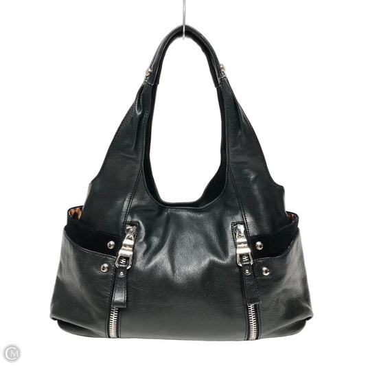 Handbag Leather By B. Makowsky, Size: Medium