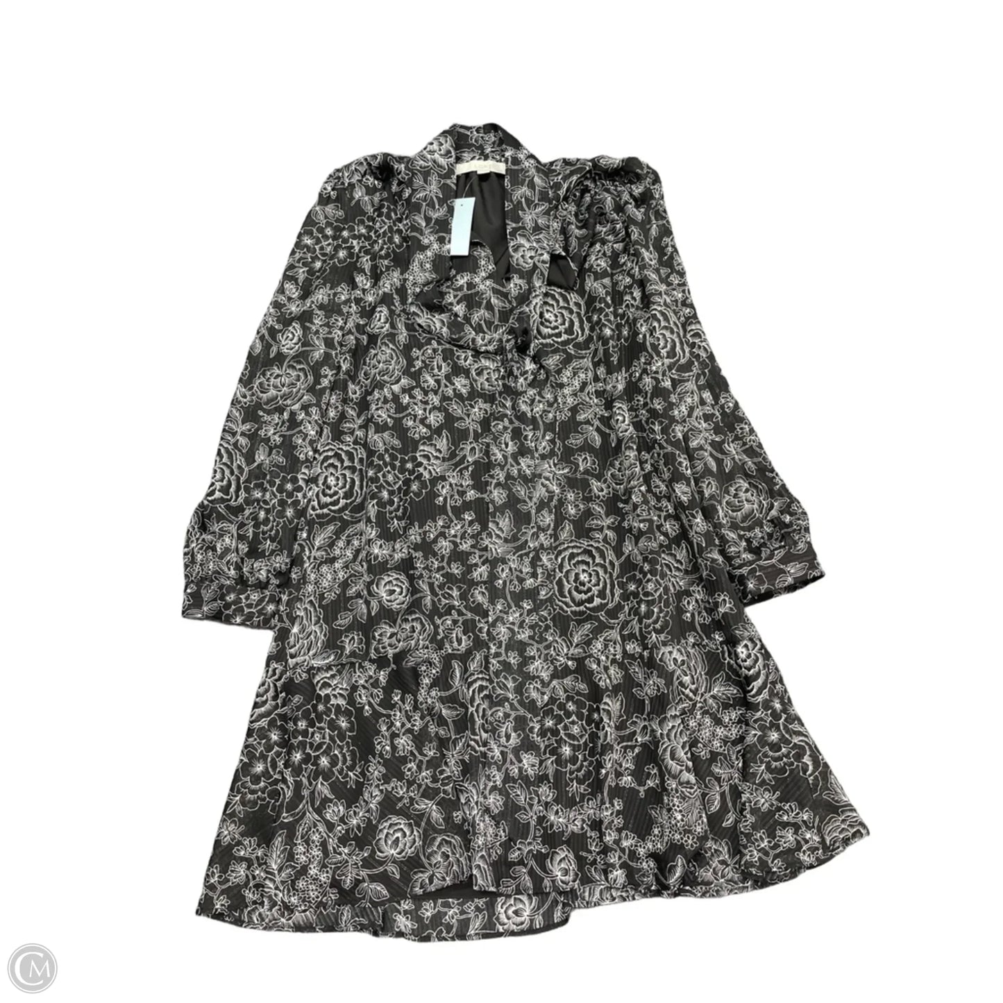 Dress Casual Short By Loft In Black & White, Size: Mp