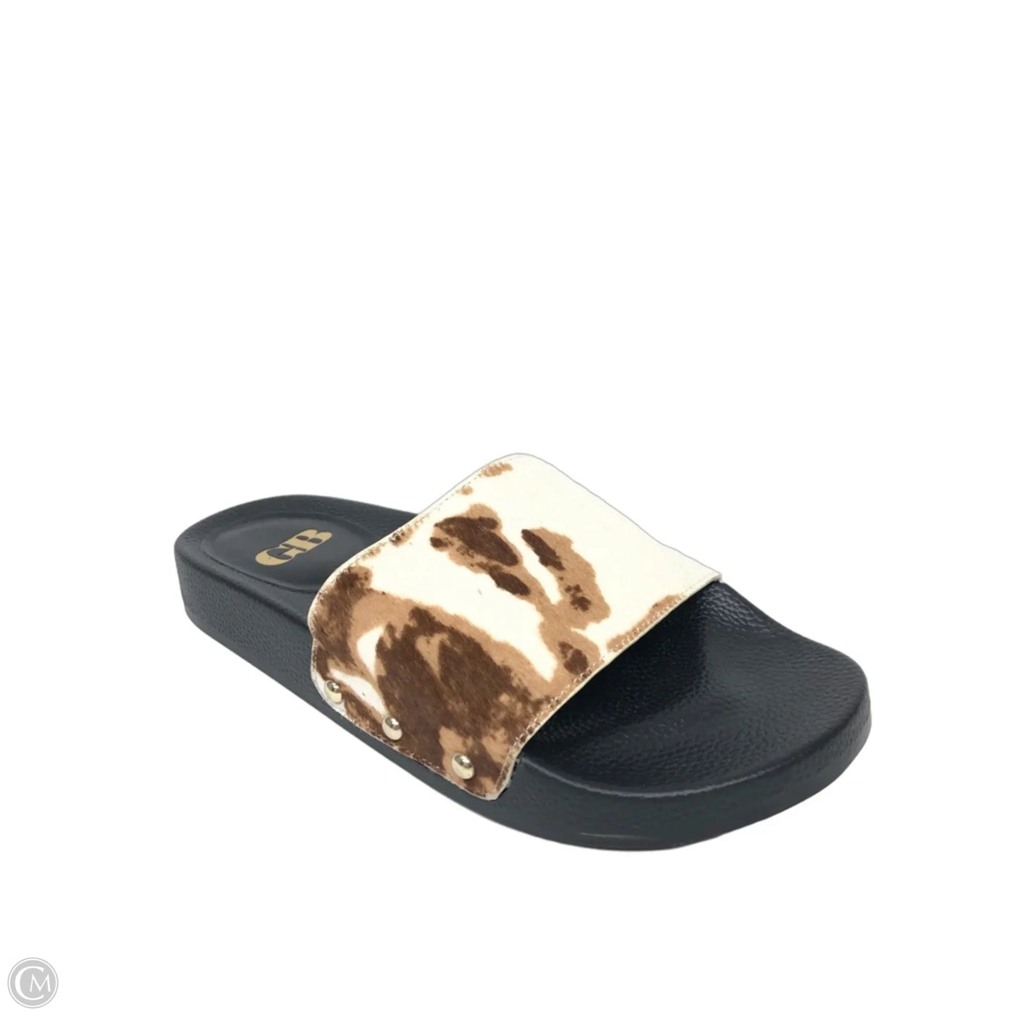 Sandals Flats By Gianni Bini In Animal Print, Size: 8