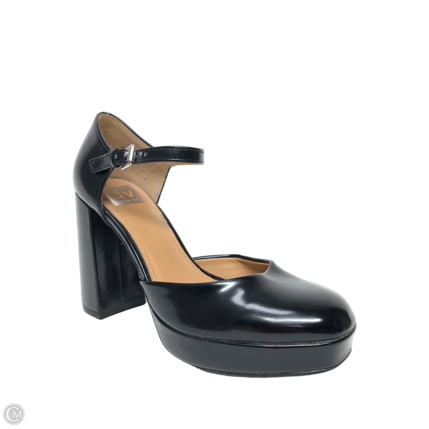 Shoes Heels Block By Dv In Black, Size: 8