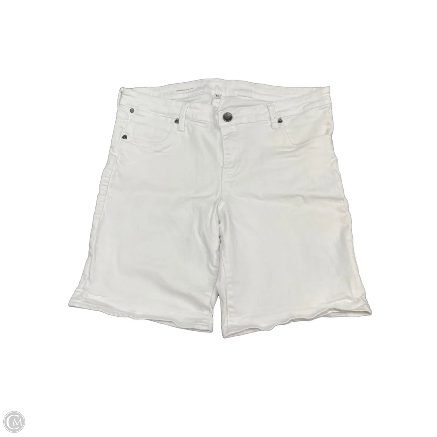 Shorts By Kut In White Denim, Size: 14