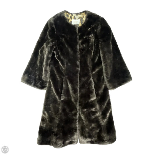 Coat Faux Fur & Sherpa By Laundry In Brown, Size: Xs