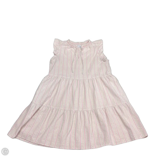 Dress Casual Short By Time And Tru In Green & Pink, Size: L