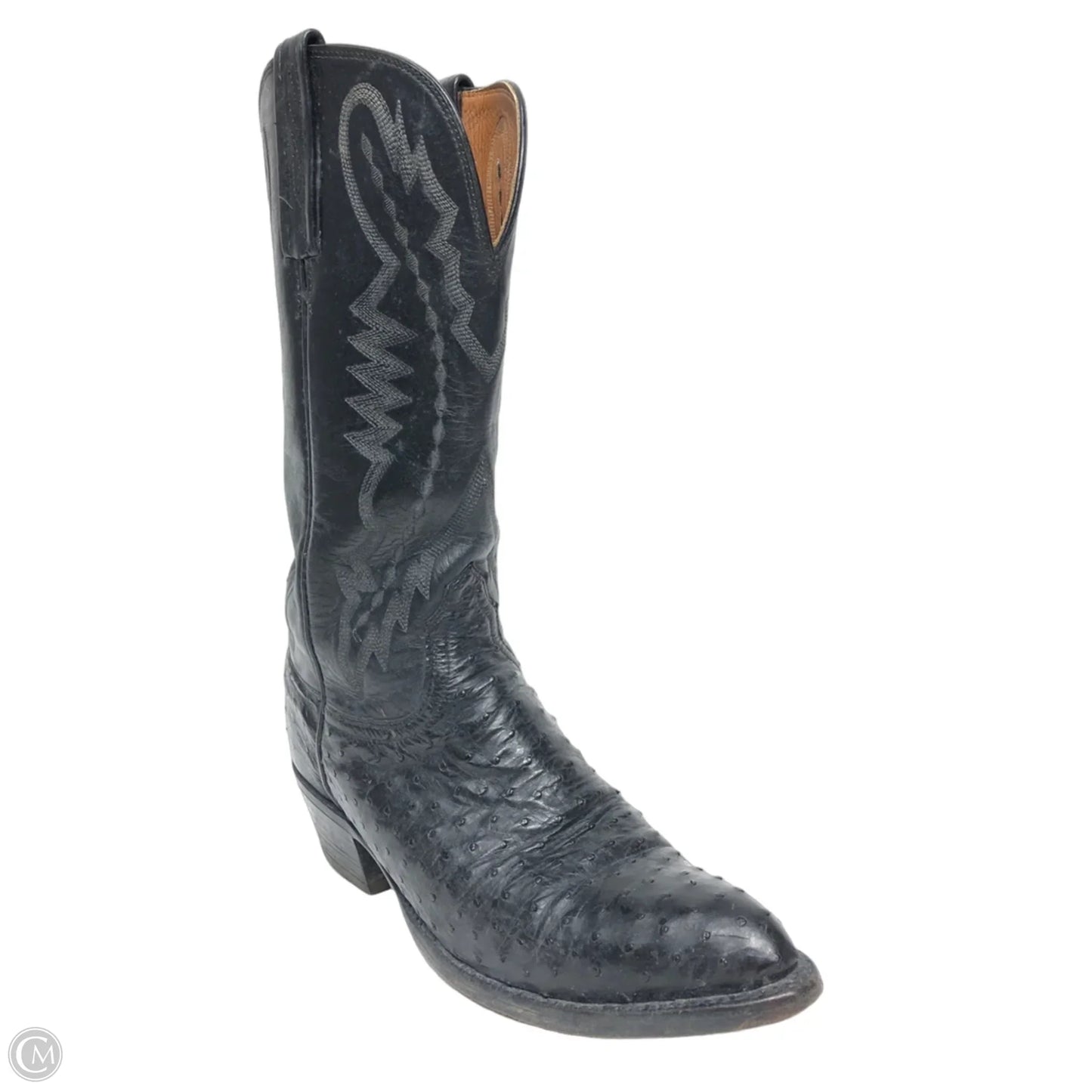 Boots Western By Lucchese In Black, Size: 7.5