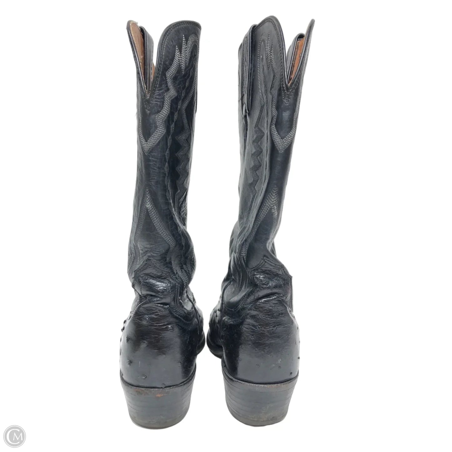 Boots Western By Lucchese In Black, Size: 7.5