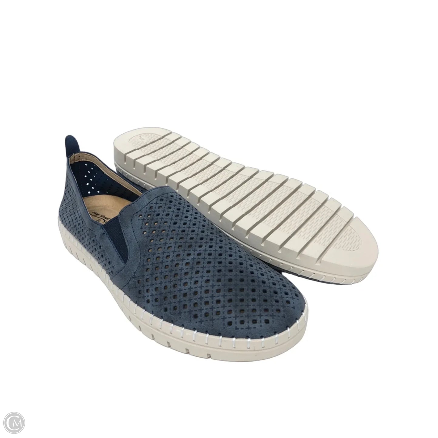 Shoes Flats By Easy Street In Blue, Size: 9
