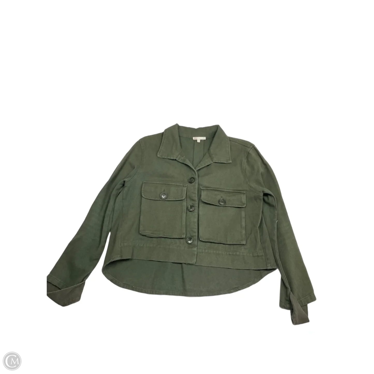 Jacket Shirt By Gb In Green, Size: L