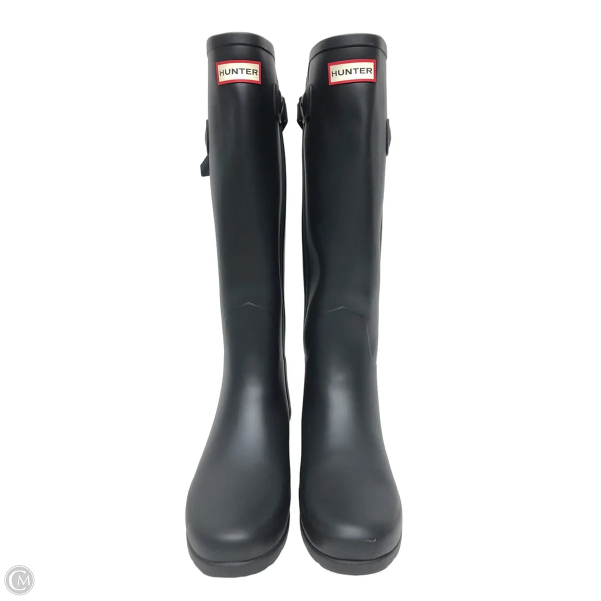 Boots Knee Flats By Hunter In Black, Size: 8