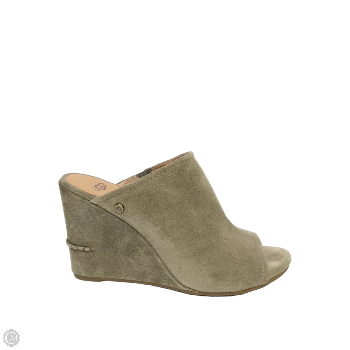 Shoes Heels Wedge By Ugg In Green, Size: 9.5