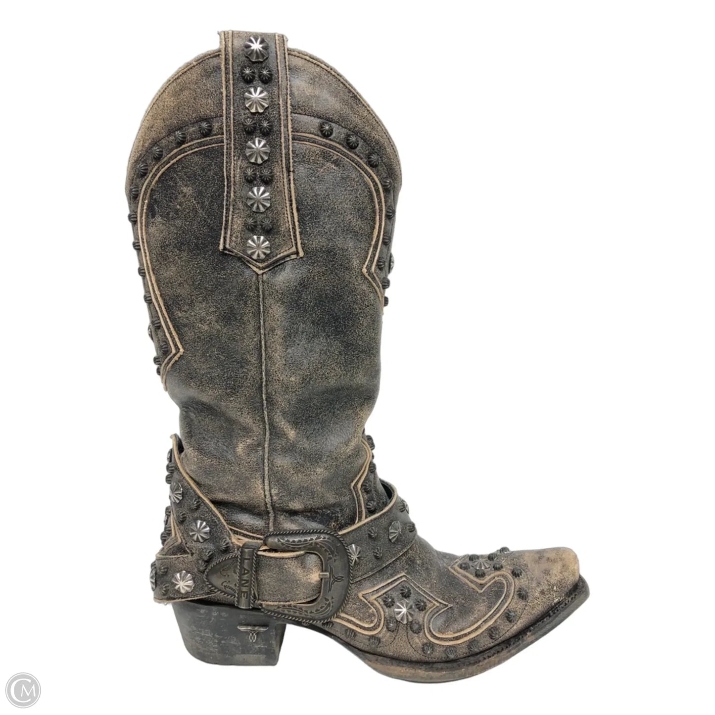 Boots Western By Cma In Black & Brown, Size: 8