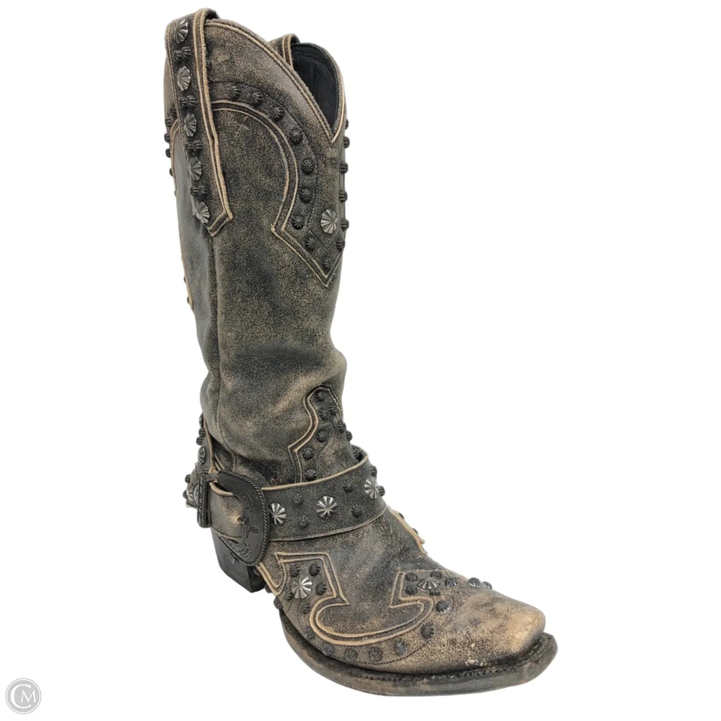 Boots Western By Cma In Black & Brown, Size: 8