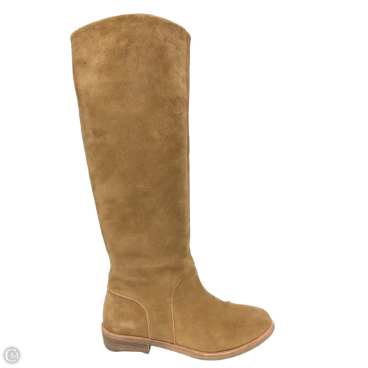 Boots Knee Heels By Ugg In Brown, Size: 7.5