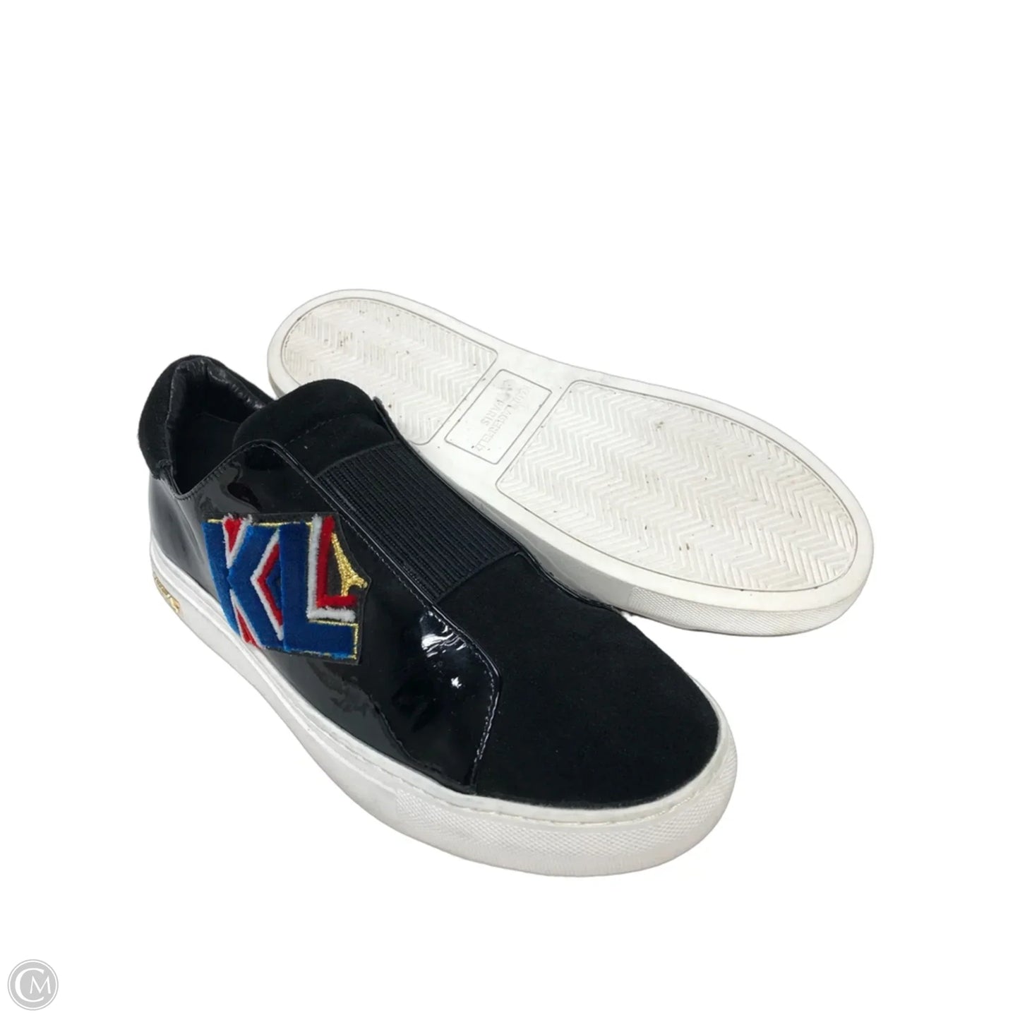 Shoes Sneakers By Karl Lagerfeld In Black, Size: 8