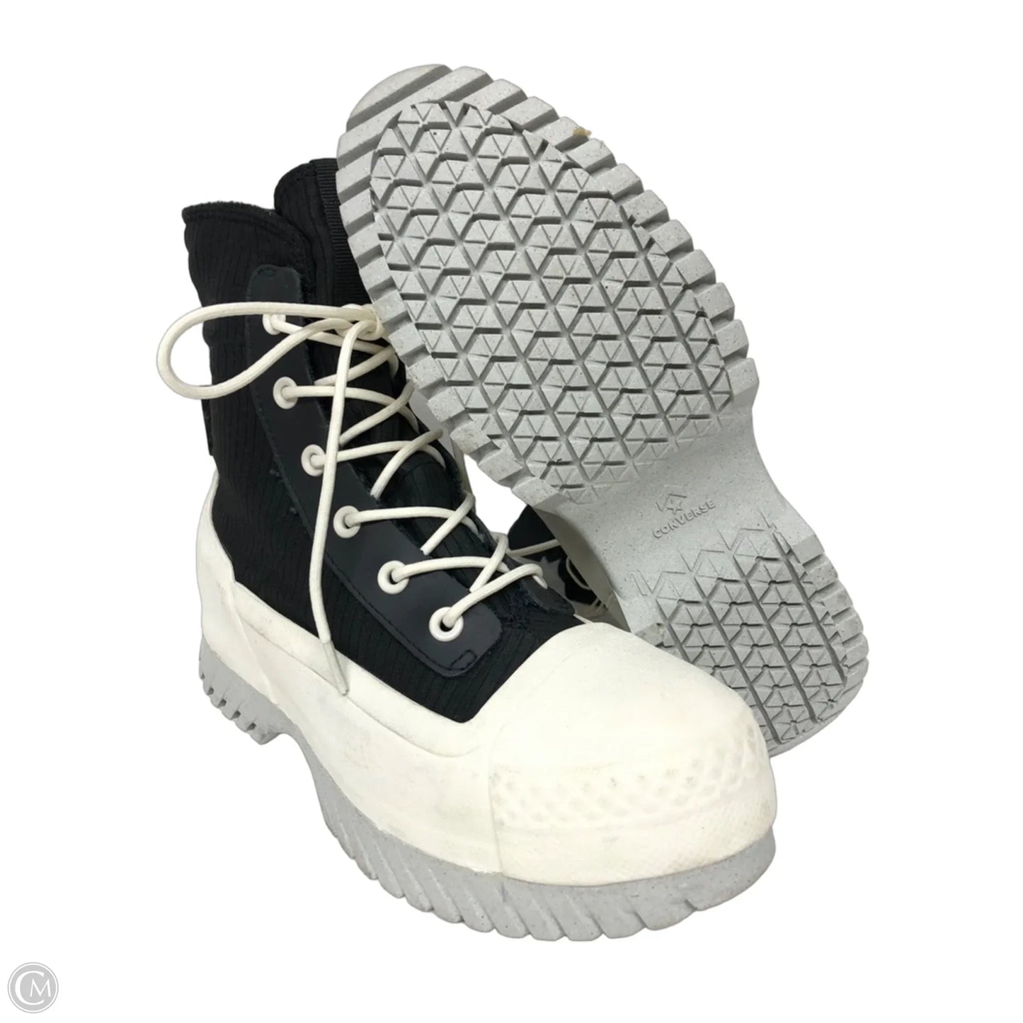 Shoes Sneakers Platform By Converse In Black & White, Size: 8