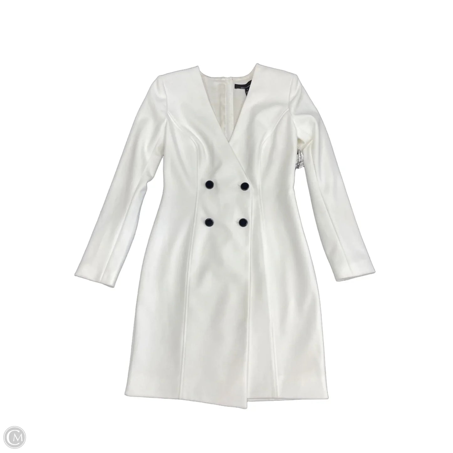 Dress Work By White House Black Market In White, Size: 0