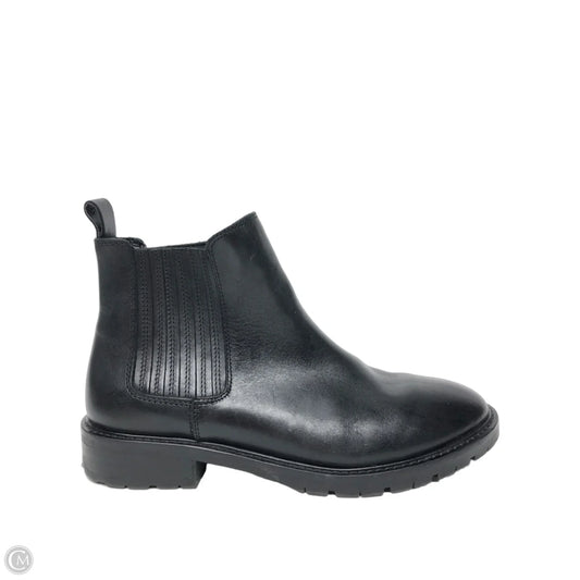 Boots Ankle Flats By Steve Madden In Black, Size: 8