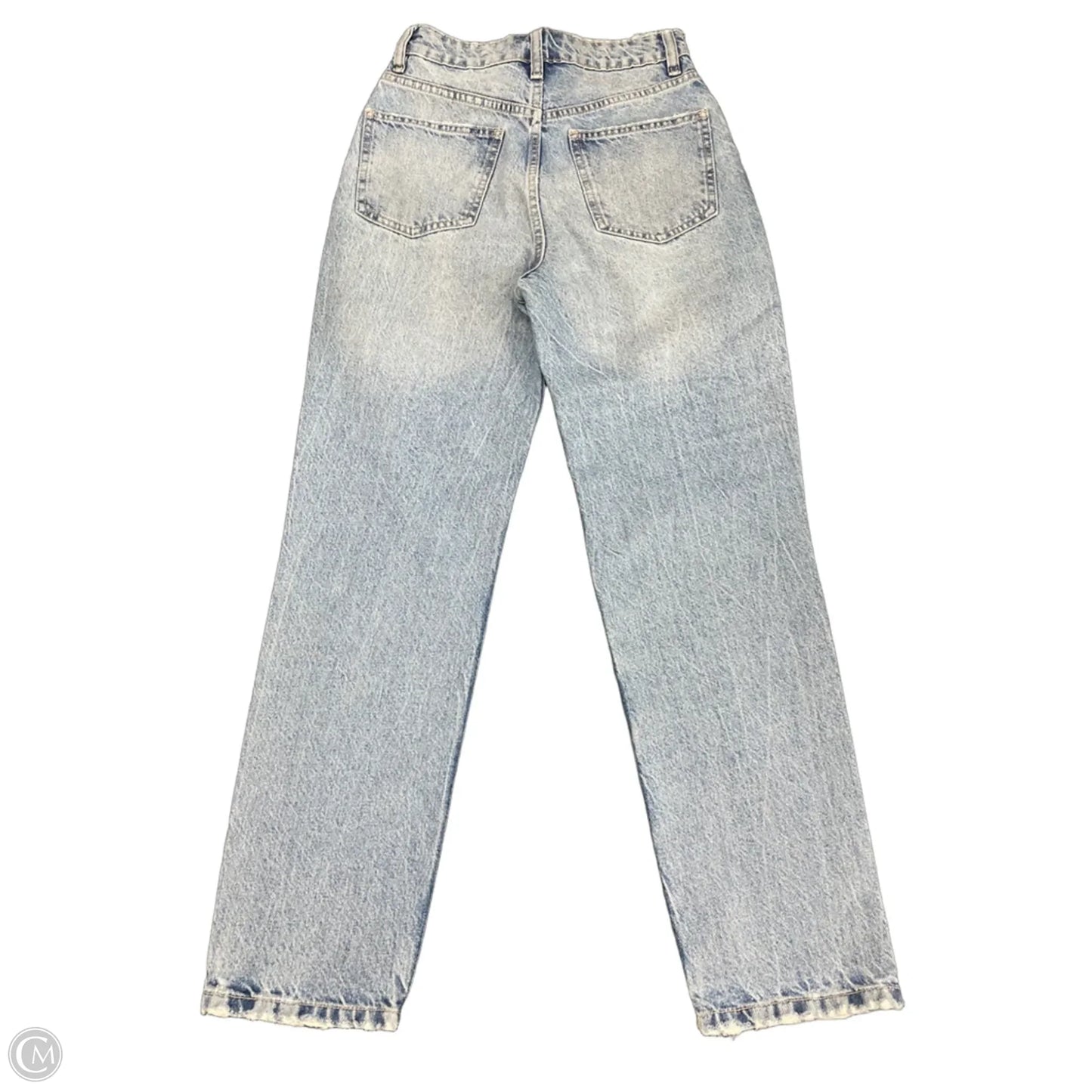 Jeans Boyfriend By Zara In Blue Denim, Size: 2