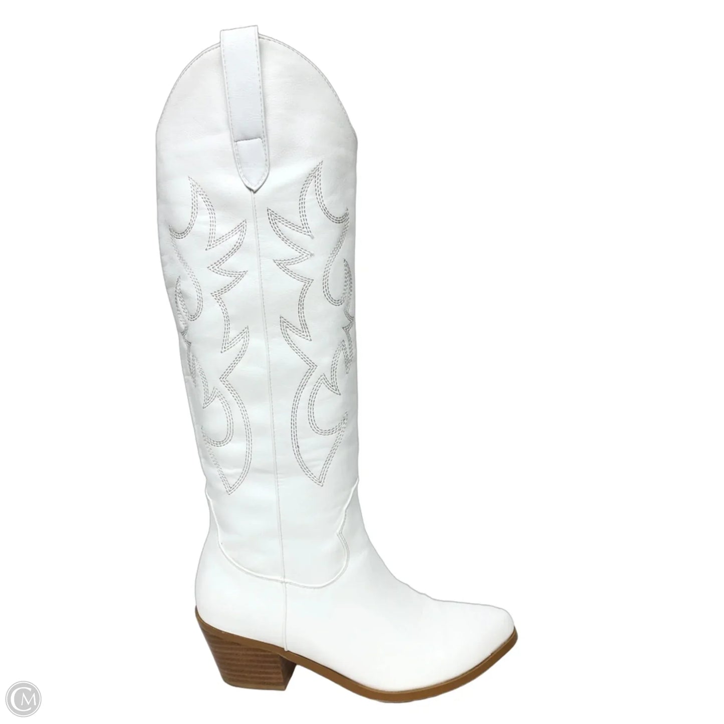 Boots Western By Cme In White, Size: 7