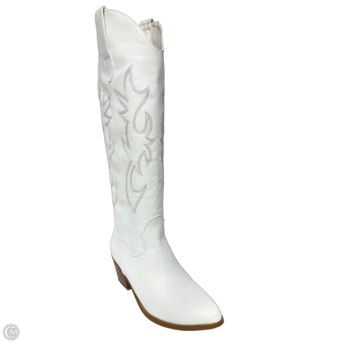 Boots Western By Cme In White, Size: 7