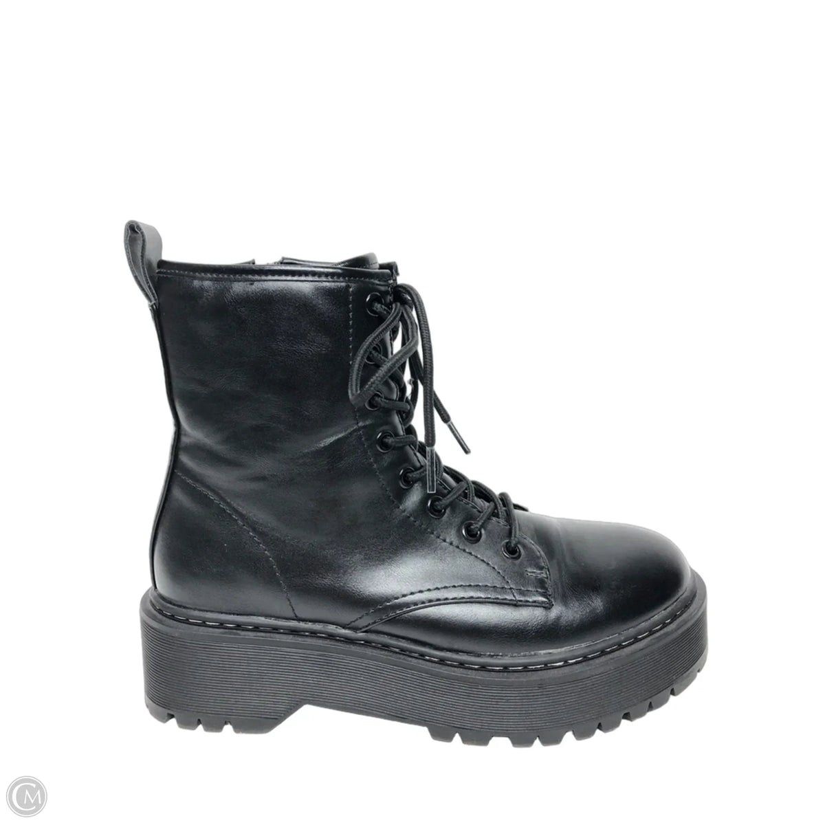 Boots Combat By Universal Thread In Black, Size: 7.5