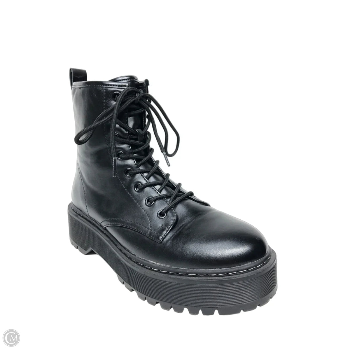 Boots Combat By Universal Thread In Black, Size: 7.5