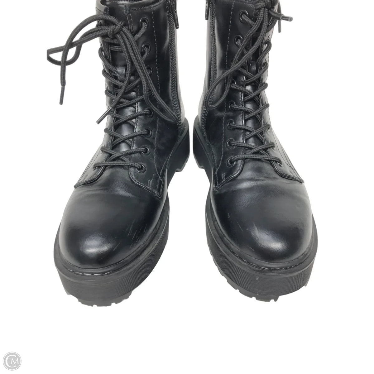 Boots Combat By Universal Thread In Black, Size: 7.5