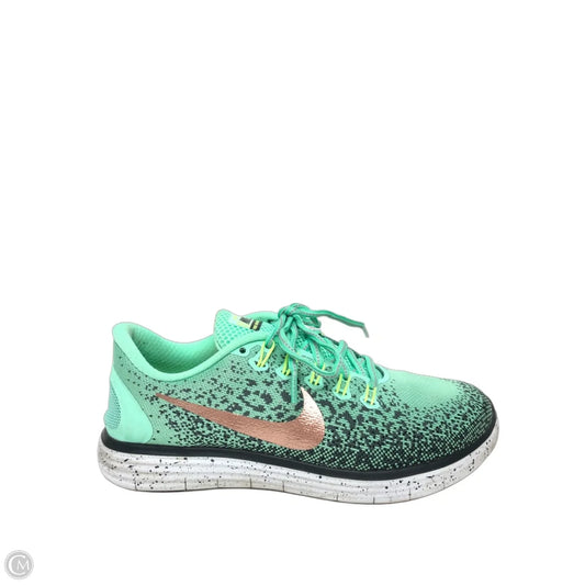 Shoes Athletic By Nike In Green, Size: 7.5