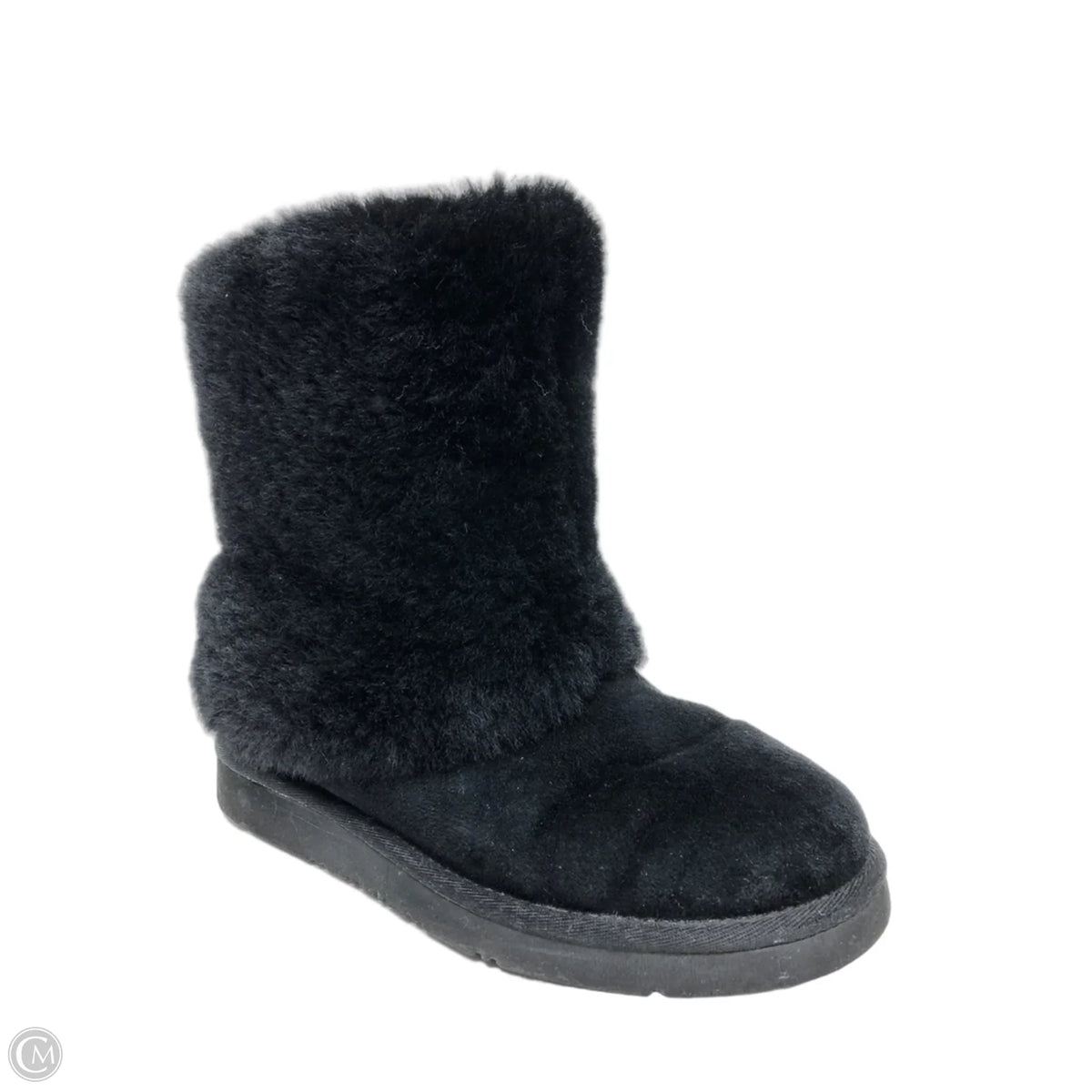 Boots Ankle Flats By Ugg In Black, Size: 6