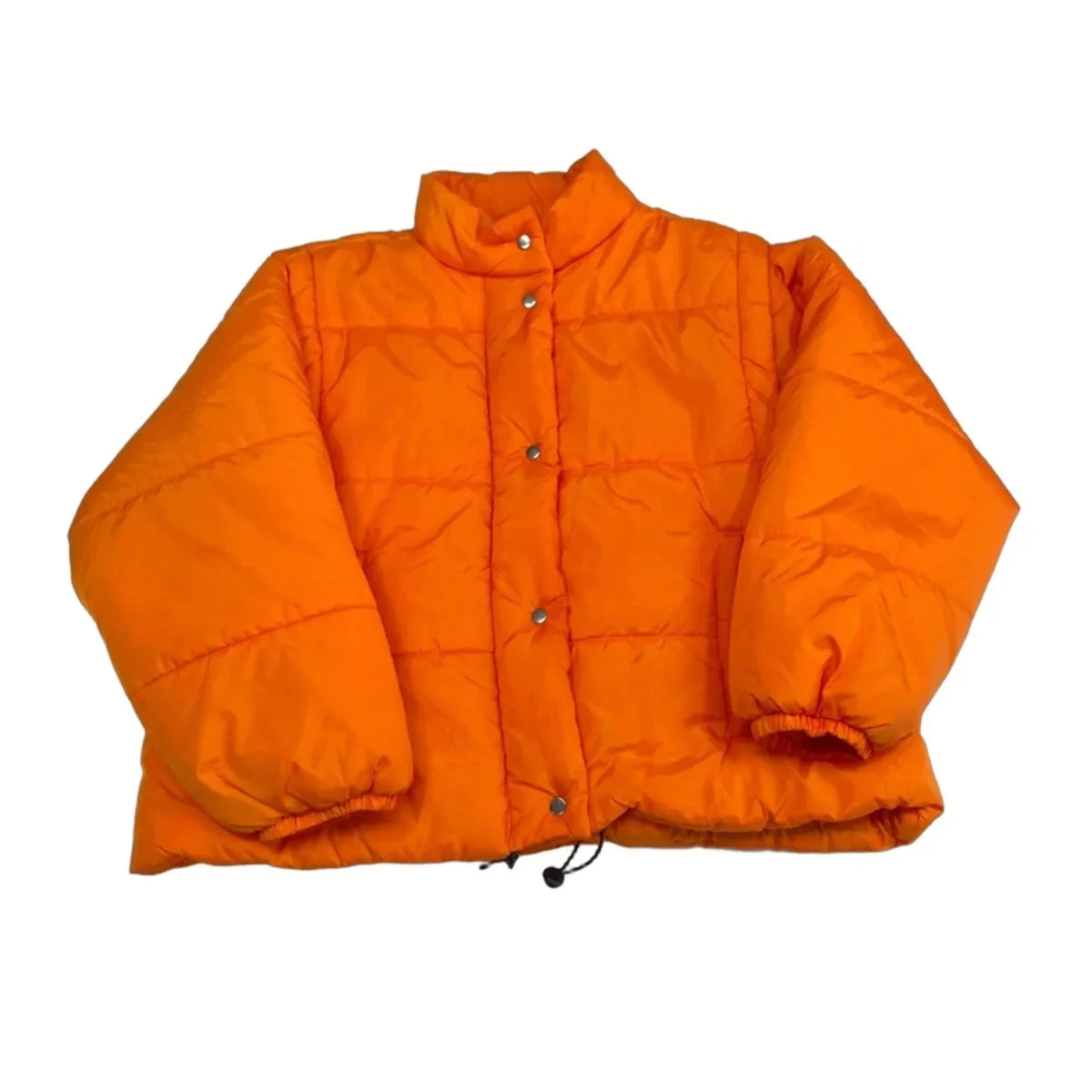 Jacket Puffer & Quilted By Cmc In Orange, Size: M