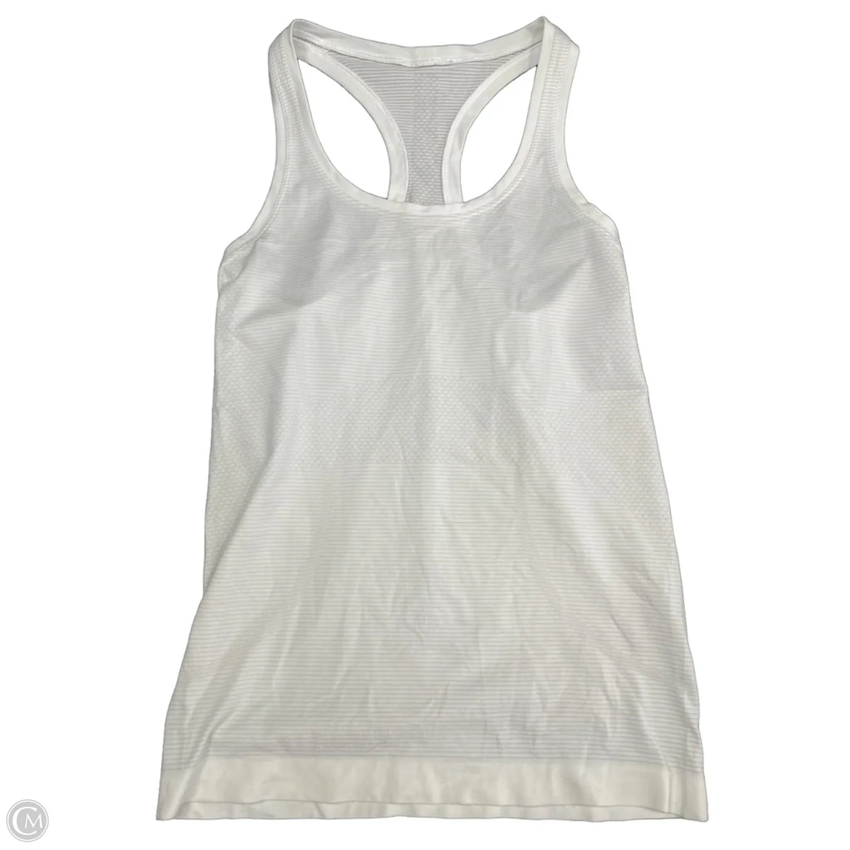 Athletic Tank Top By Lululemon In White, Size: 6