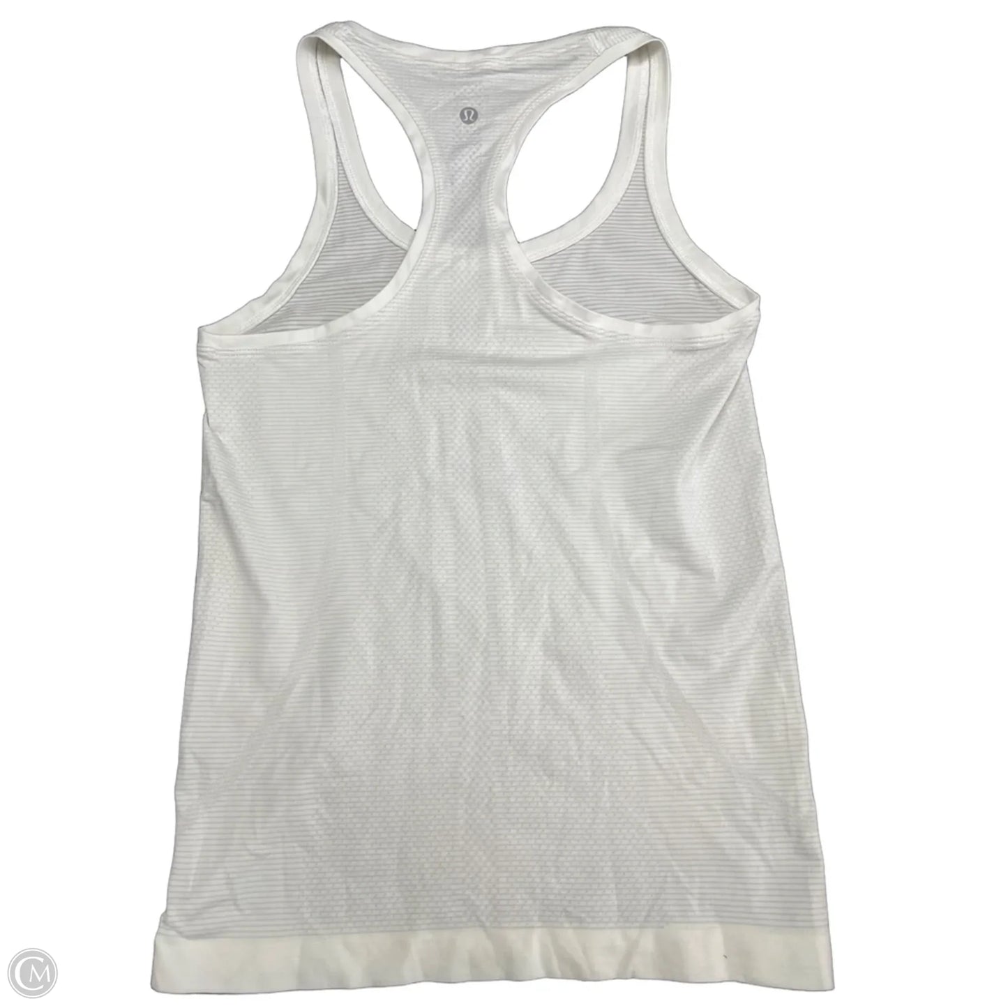 Athletic Tank Top By Lululemon In White, Size: 6