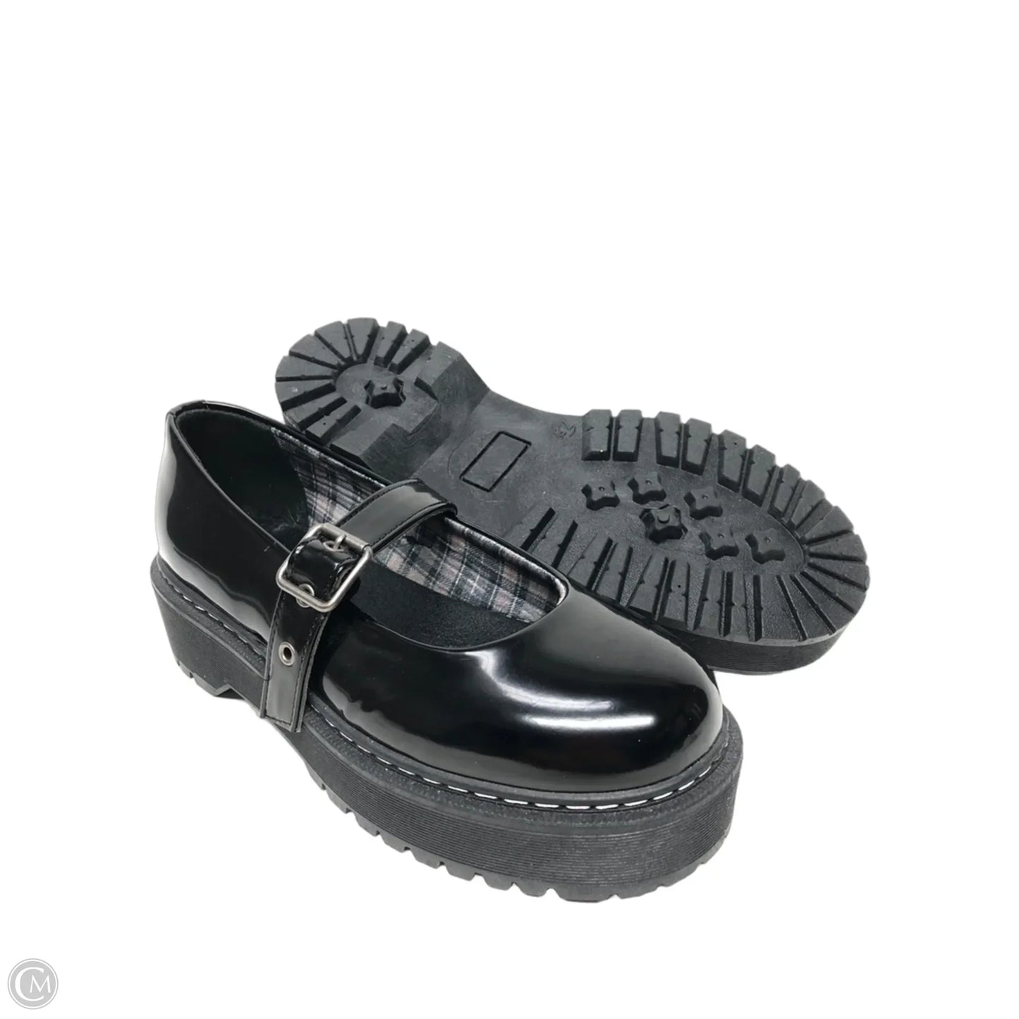 Shoes Flats By Jelly Pop In Black, Size: 7.5