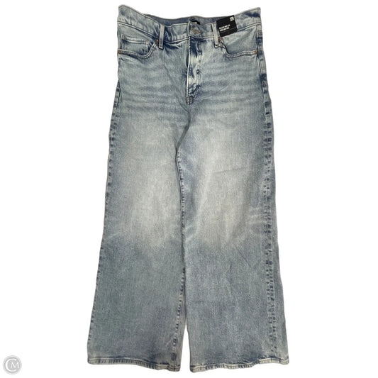 Jeans Wide Leg By Express In Blue Denim, Size: 12