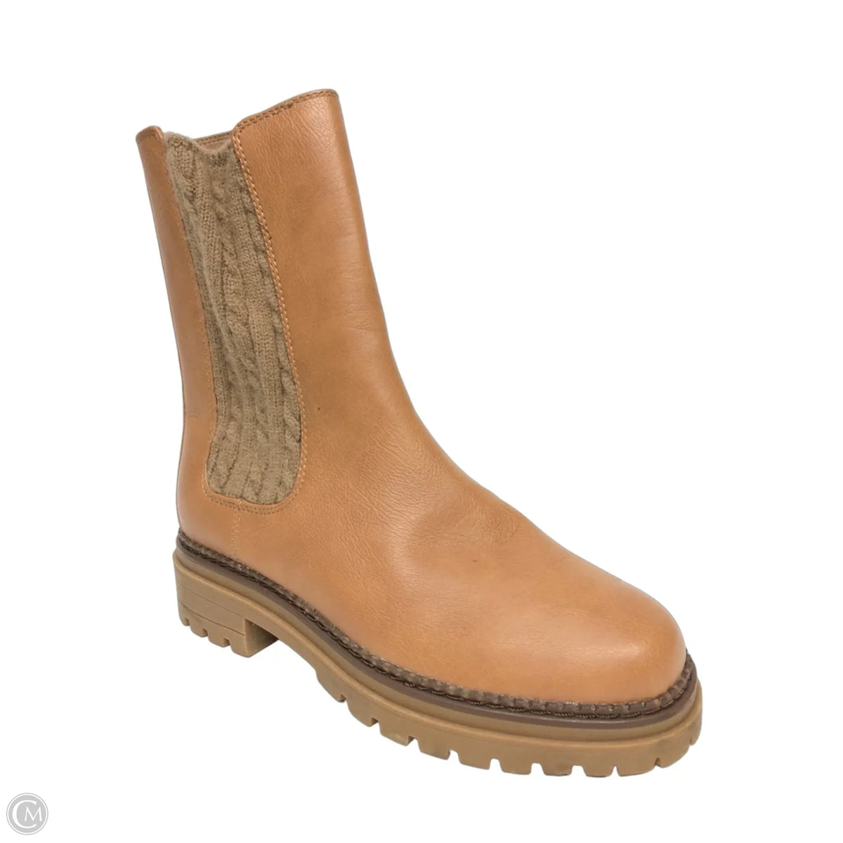 Boots Mid-calf Heels By Sam And Libby In Brown, Size: 9.5