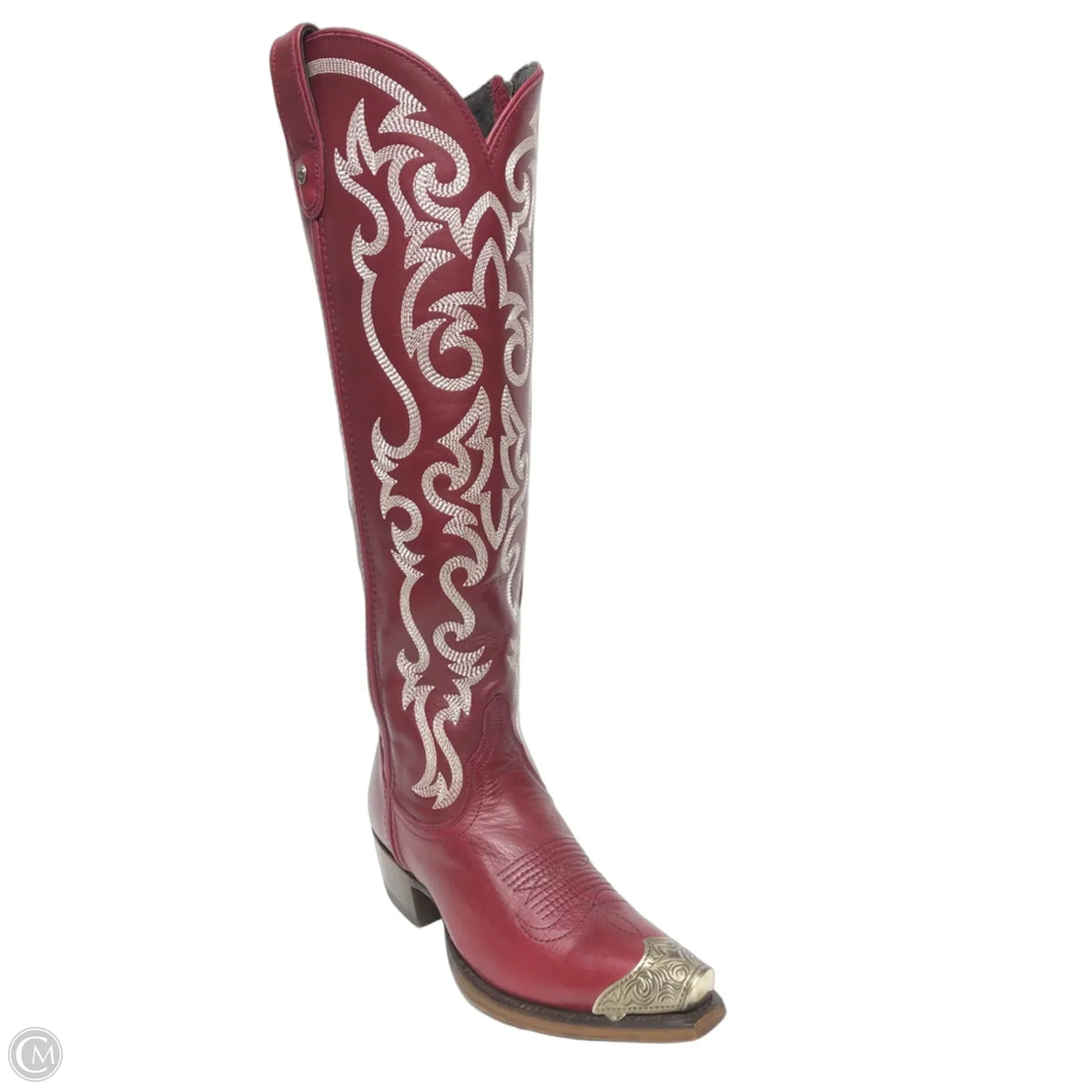 Boots Knee Heels By Cmb In Red, Size: 7