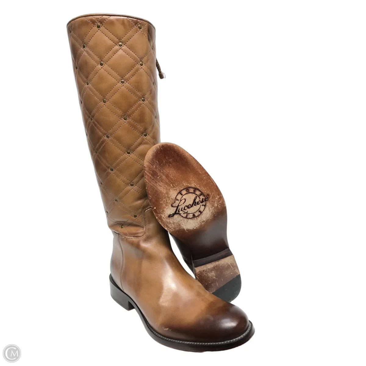 Boots Knee Flats By Lucchese In Brown, Size: 6
