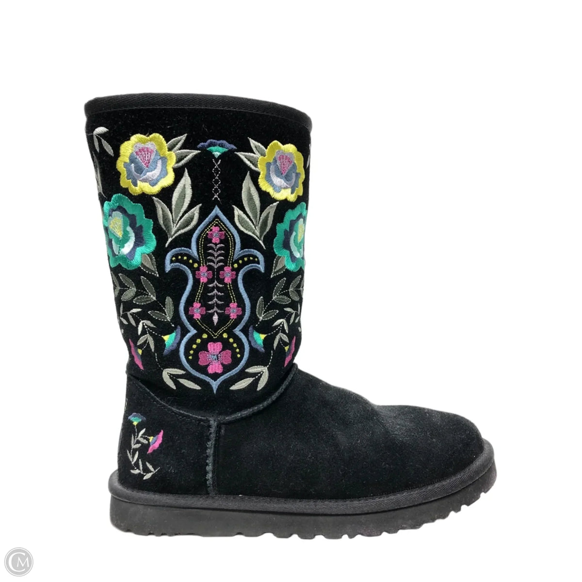 Boots Ankle Flats By Ugg In Black, Size: 9