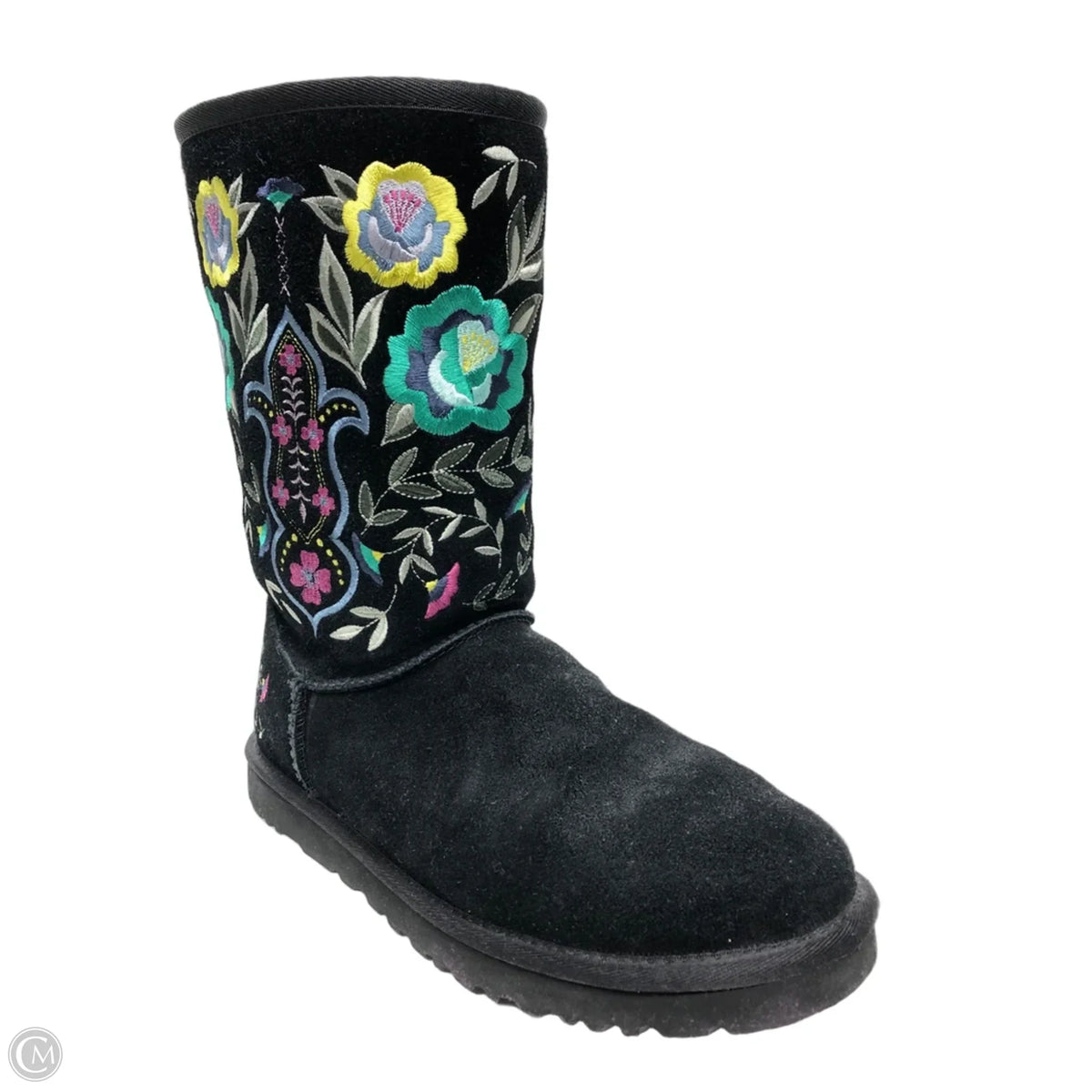 Boots Ankle Flats By Ugg In Black, Size: 9