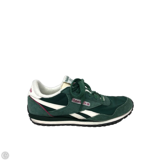 Shoes Sneakers By Reebok In Green, Size: 9.5
