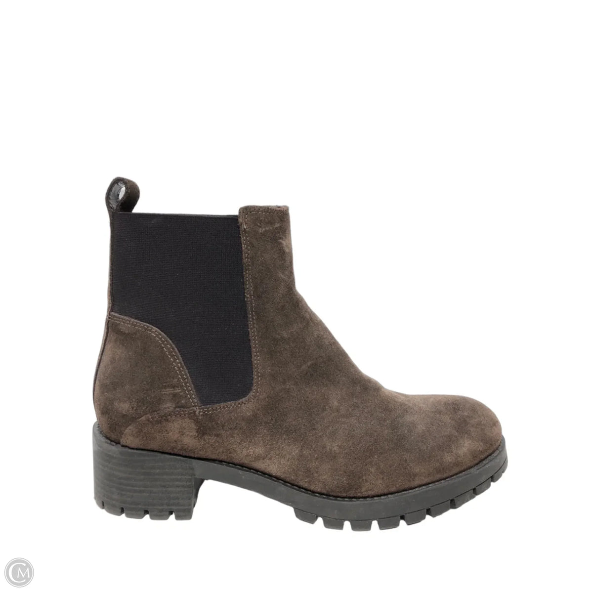 Boots Ankle Heels By Cmc In Brown, Size: 9.5