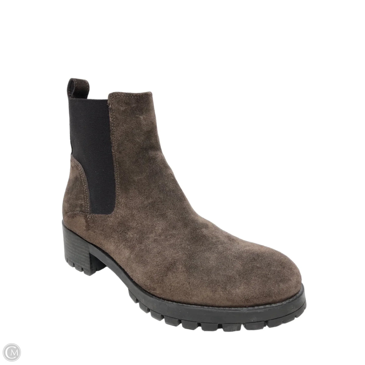 Boots Ankle Heels By Cmc In Brown, Size: 9.5