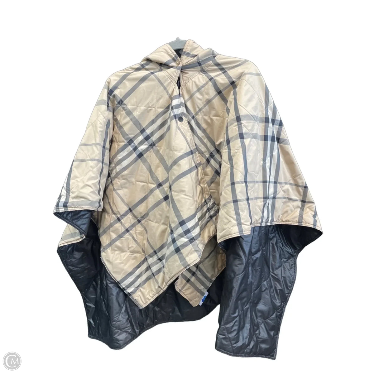 Poncho By Cmc In Black & Cream, Size: Xl
