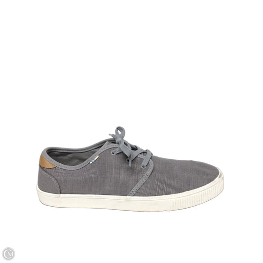 Shoes Flats By Toms In Grey, Size: 7.5