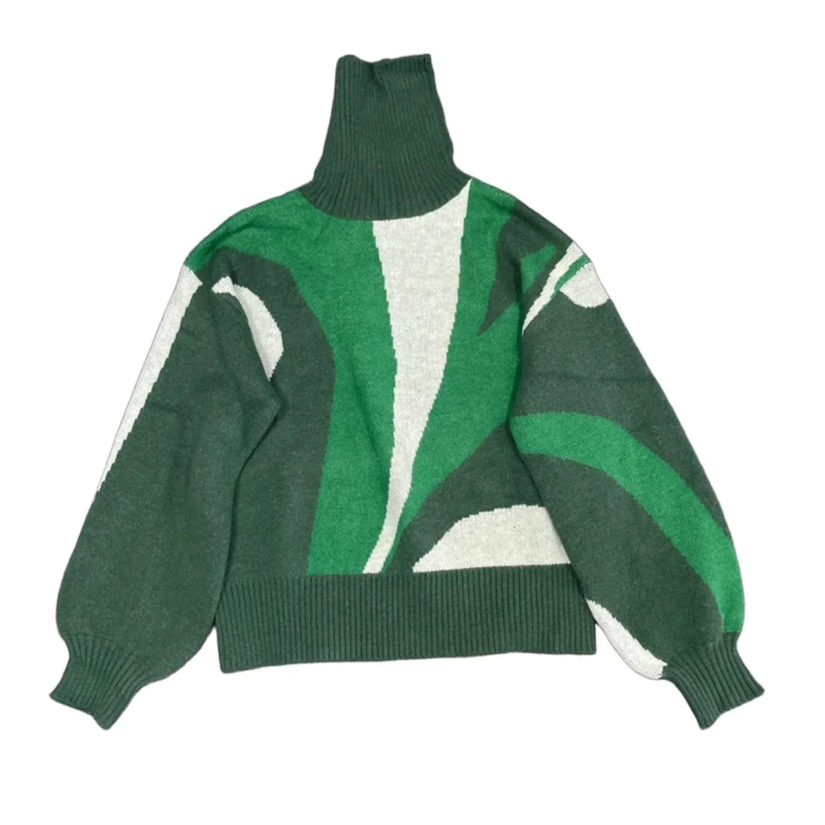 Sweater By Stylewe In Green & White, Size: S
